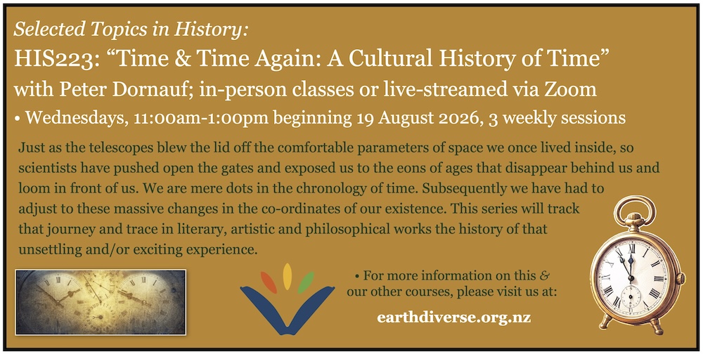 2026T3 HIS223 Time and Time Again advert